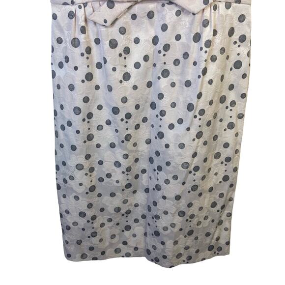Tatyana Pin-Up Dress Women's Small Pink Grey Polka Dot Retro‎ Vintage 60s Style - Picture 4 of 16